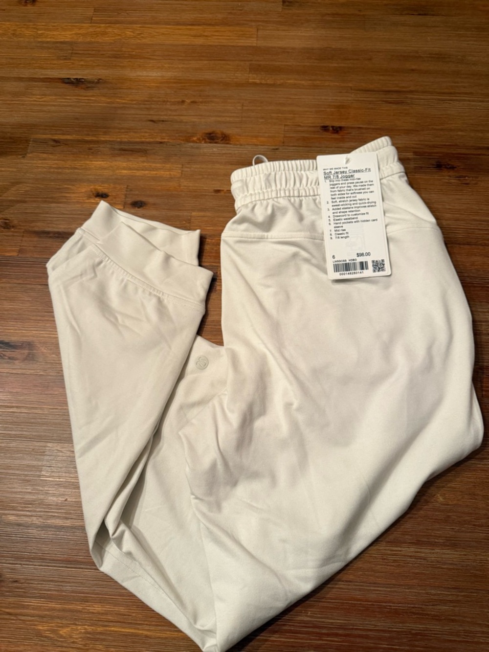 lululemon NEW Soft jersey classic fit MR 7/8 jogger